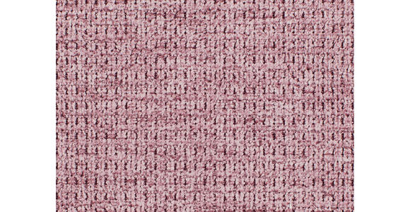 ECKSOFA  in Flachgewebe Altrosa  - Schwarz/Altrosa, KONVENTIONELL, Textil/Metall (295/180cm) - Carryhome