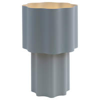 TISCHLEUCHTE - Grau, Trend, Metall (23/36cm) - Collet's Monde