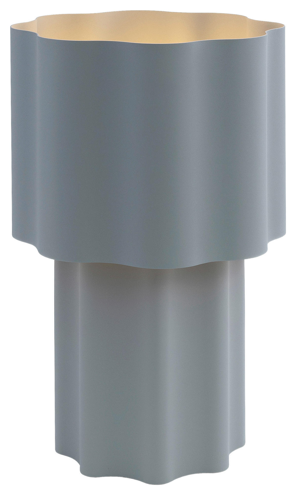 TISCHLEUCHTE - Grau, Trend, Metall (23/36cm) - Collet's Monde