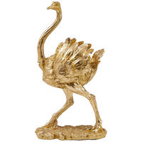 DEKOVOGEL - Goldfarben, LIFESTYLE, Kunststoff (21/14,5/38,5cm)