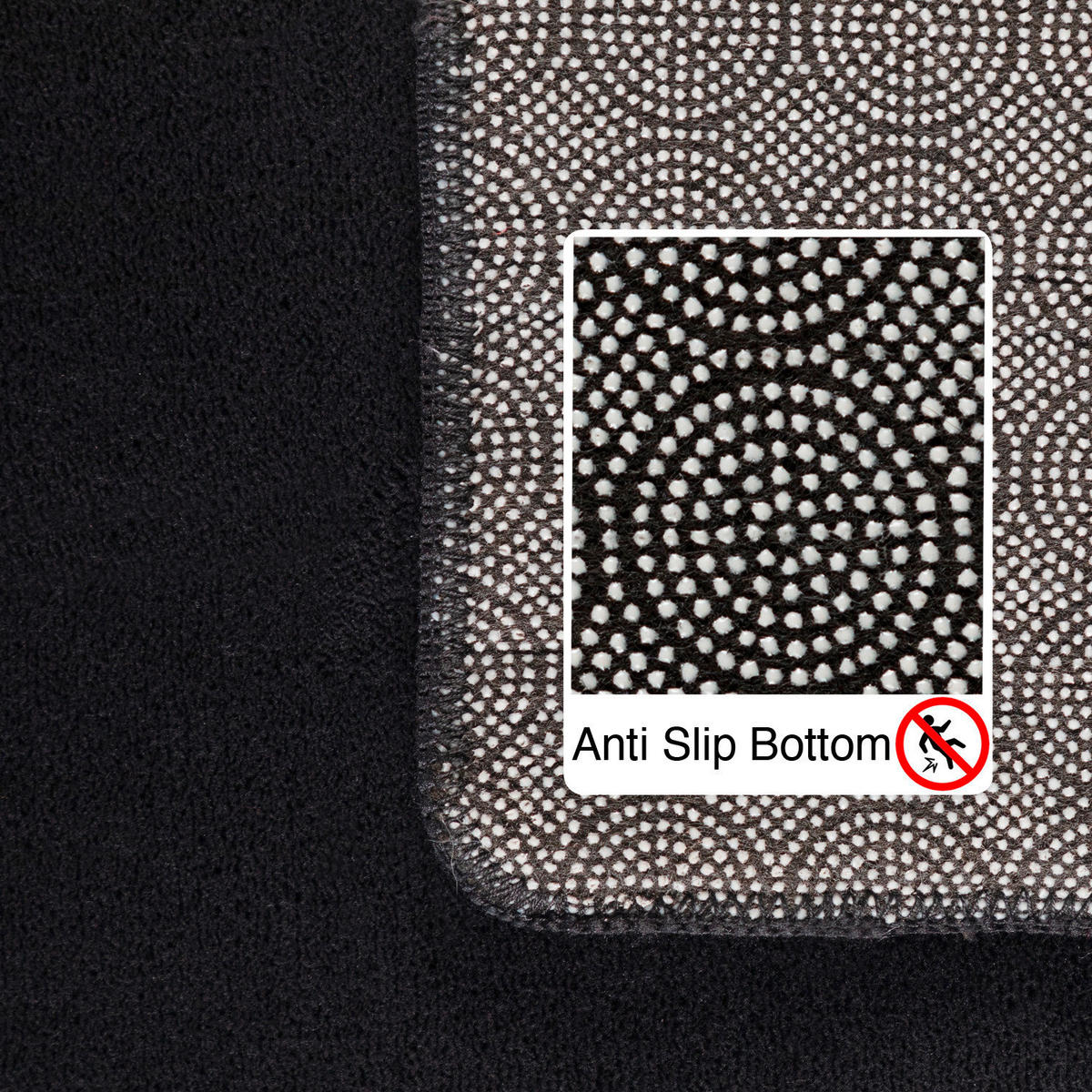FLACHWEBETEPPICH 80/150 cm Sky Schwarz  - Schwarz, Basics, Textil (80/150cm) - Novel