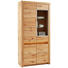 VITRINE Kernbuche furniert, massiv Buchefarben - Buchefarben, Basics, Glas/Holz (93,2/195,5/38,2cm) - Cantus