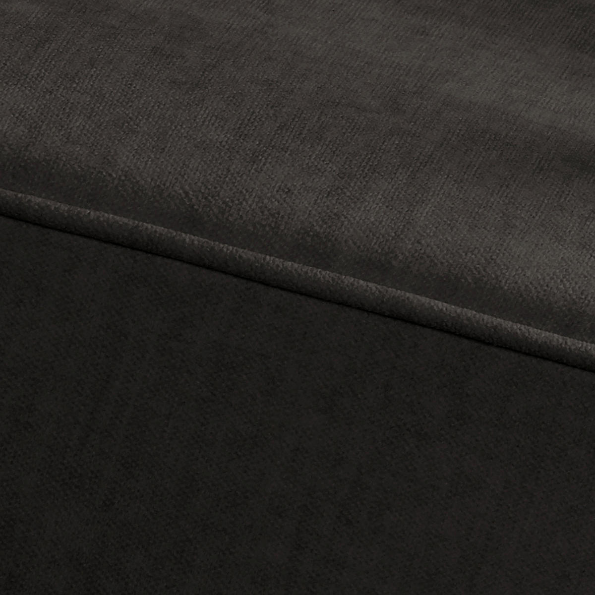 ECKSOFA Laura Anthrazit Mikrofaser  - Anthrazit/Creme, Design, Holz/Textil (182/284cm) - P & B