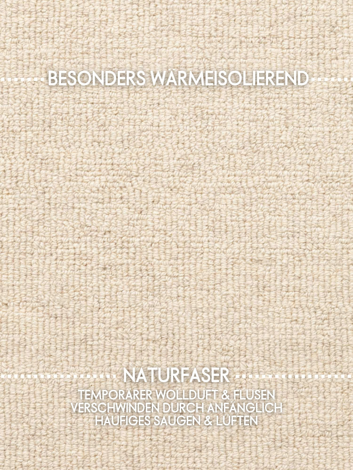 WOLLTEPPICH 200 cm Puristic Champagner rund  - Champagner, Basics, Textil (200cm) - Elle Decoration