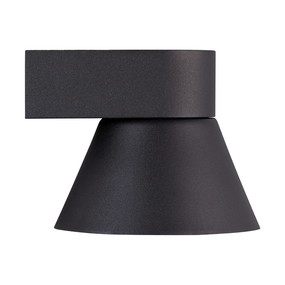 AUßENWANDLEUCHTE 17,5/22 cm   - Schwarz, Design, Metall (17,5/22cm) - Nordlux