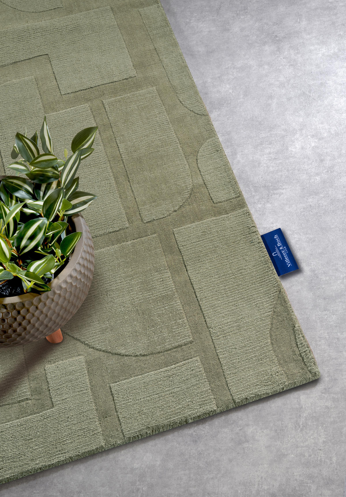 LÄUFER 80/250 cm Kollektion 1906 Grün  - Grün, Basics, Textil (80/250cm) - Villeroy & Boch