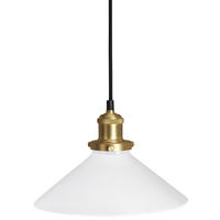 HÄNGELEUCHTE 24,5/16/24,5 cm  - Weiß, KONVENTIONELL, Glas (24,5/16/24,5cm)