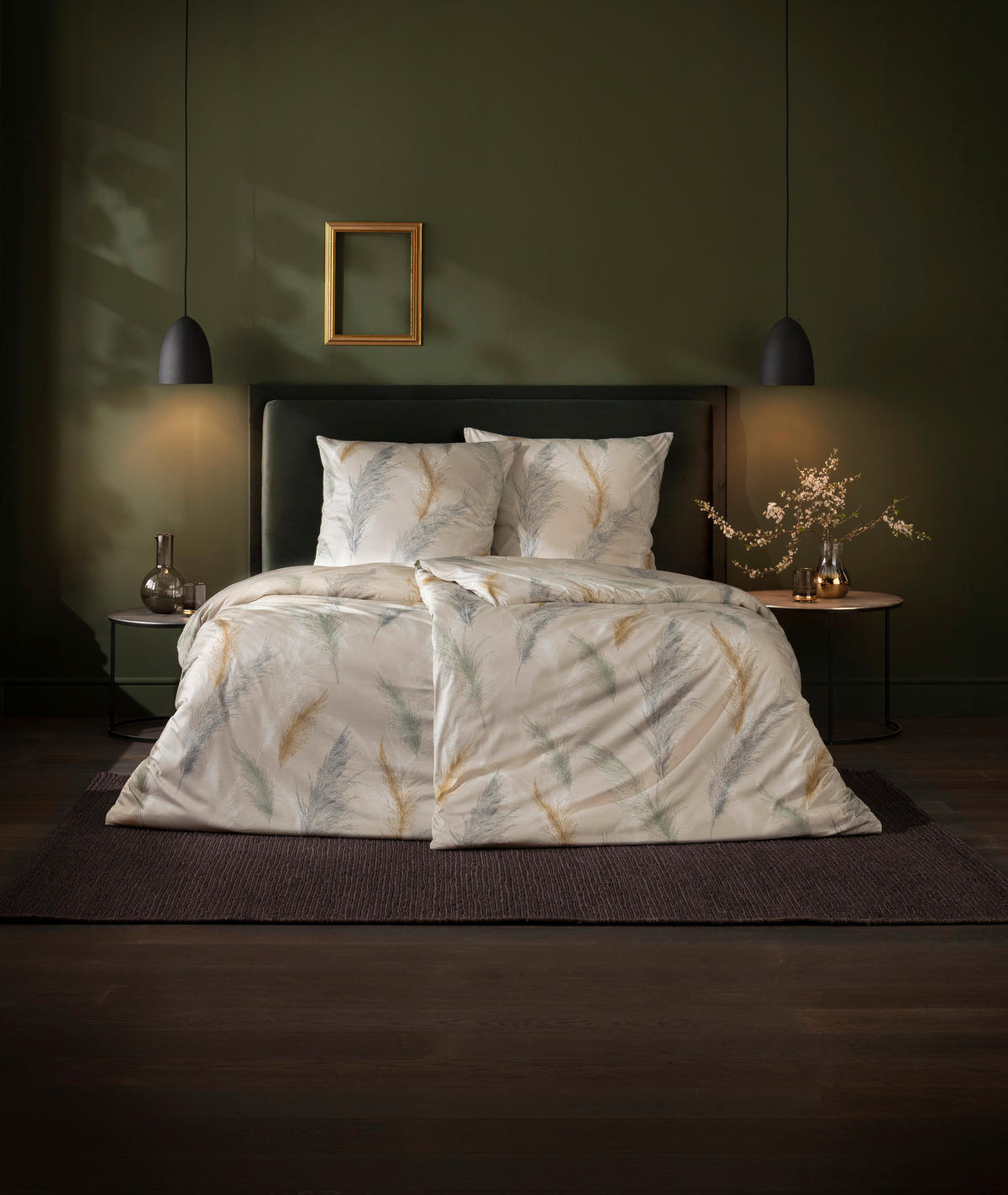 BETTWÄSCHE 2-teilig Atelier Interlock-Jersey 155/220 cm  - Graubraun, Design, Textil (155/220cm) - Estella