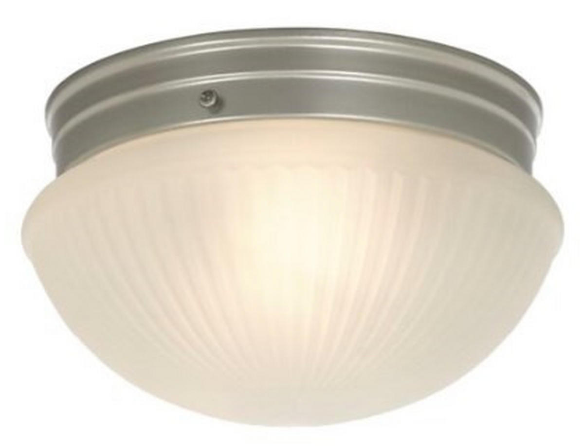 TAKLAMPA 24/14,5 cm  - vit/silver, Klassisk, metall/glas (24/14,5cm)