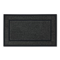 FUßMATTE  50/80 cm  Dunkelgrau  - Dunkelgrau, Basics, Kunststoff/Textil (50/80cm) - Esposa