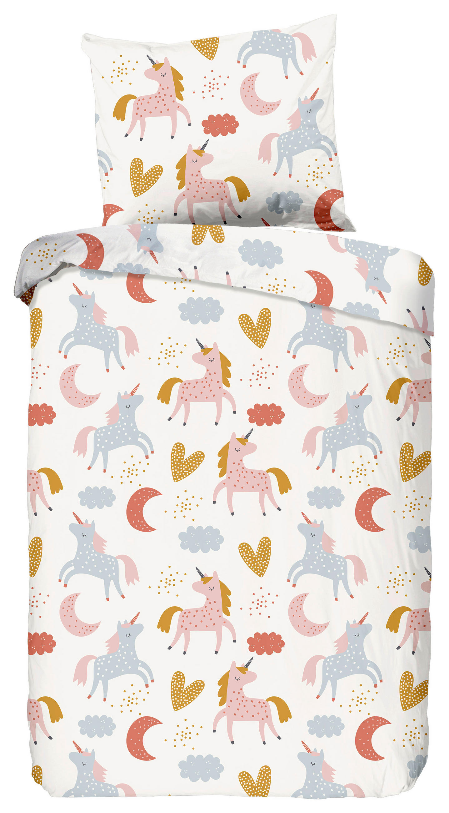 KINDERBETTWÄSCHE 100/135 cm  - Rosa, Trend, Textil (100/135cm) - MID.YOU
