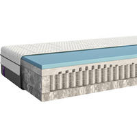 TASCHENFEDERKERNMATRATZE 180/200 cm, Höhe ca.: 27 cm, H3 = fest, 7-Zonen - Basics, Textil (180/200cm) - Emma