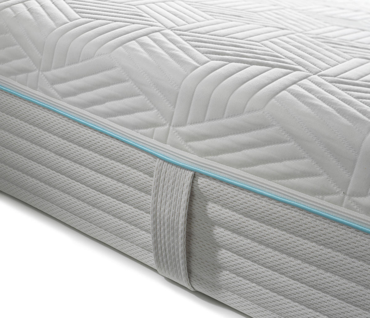 GEL-TASCHENFEDERKERNMATRATZE 80/190 cm Höhe ca. 26 cm 7 -Zonen - Weiß, Basics, Textil (80/190cm) - Dieter Knoll