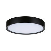 LED-DECKENLEUCHTE Tega 33,4/6,5 cm   - Schwarz, Basics, Kunststoff (33,4/6,5cm) - Paulmann