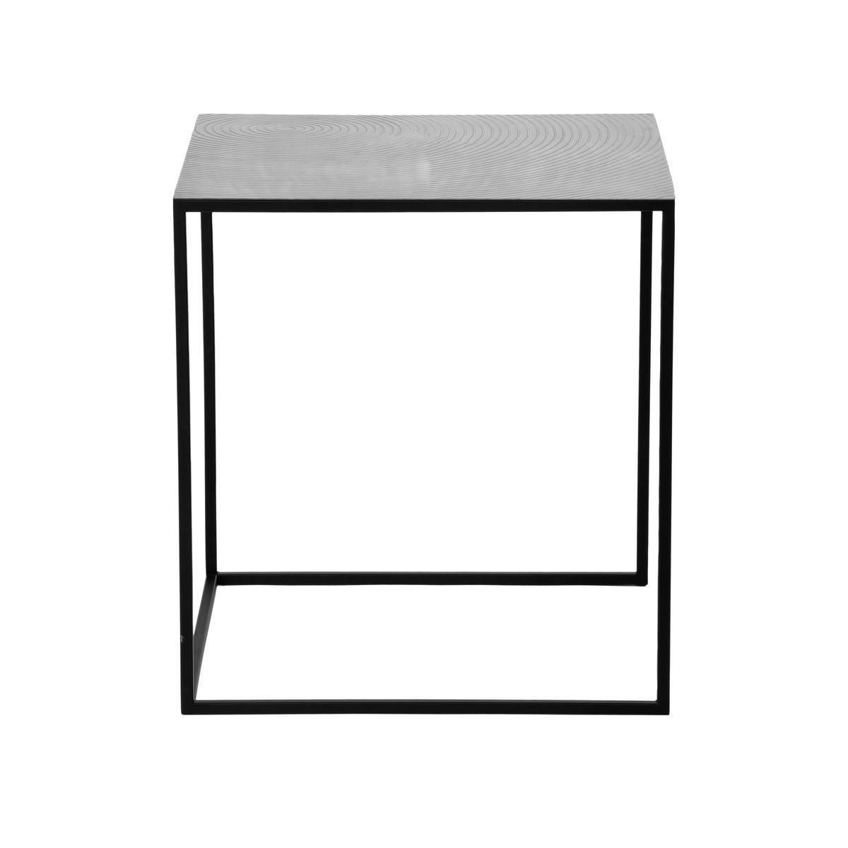 SADA STOLKŮ, barvy stříbra - barvy stříbra/černá, Moderní, kov (40-50/40-50/46-53cm)