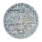 WEBTEPPICH 240 cm Toulon Blau, Grau rund  - Blau/Grau, Design, Textil (240cm) - Dieter Knoll