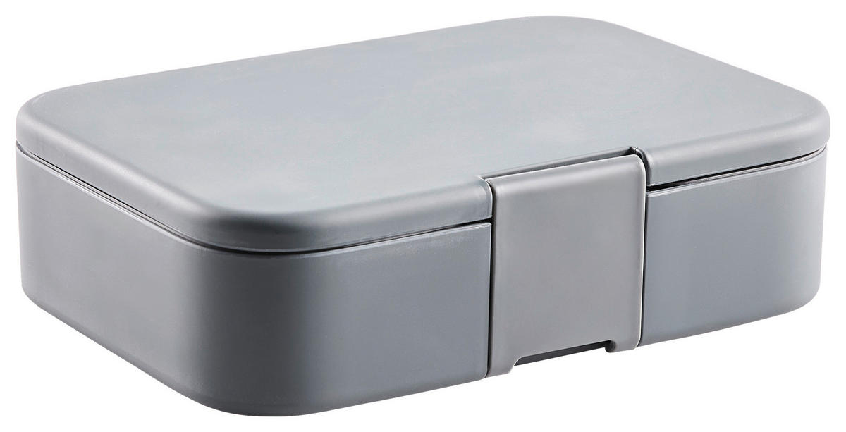 LUNCHBOX - Grau, Basics, Naturmaterialien/Kunststoff (21,6/16,4/5,7cm) - Homeware Profession.