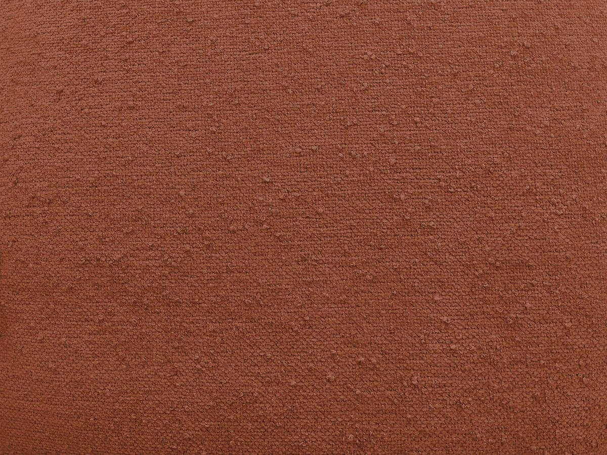 ECKSOFA Ottomane links  EVEREST Orange Struktur  - Schwarz/Orange, MODERN, Kunststoff/Textil (210/352cm) - Livetastic