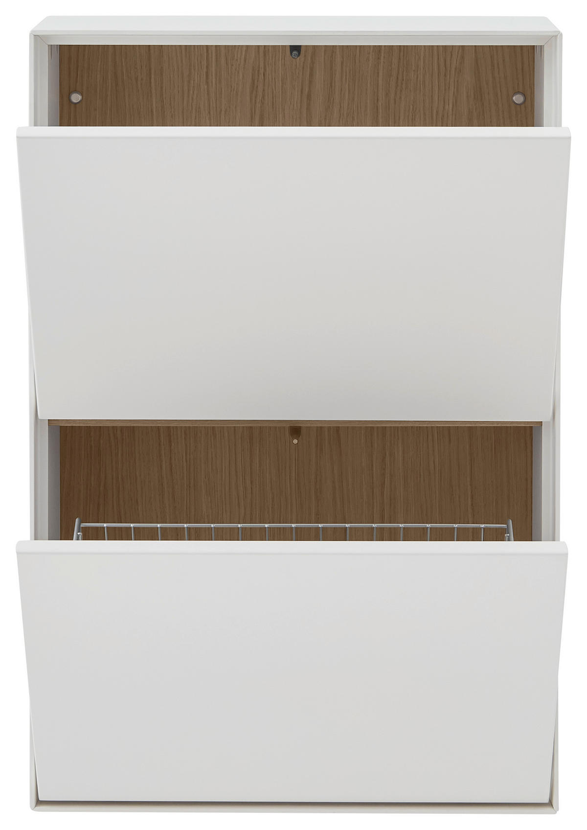 SCHUHKIPPER - Weiß, Design, Holz (59/88/20cm) - Johann Jakob