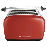 TOASTER Colours Plus+ 2S  26554-56  - Rot, Basics, Kunststoff/Metall (15,6/23,3/28,4cm) - Russell Hobbs