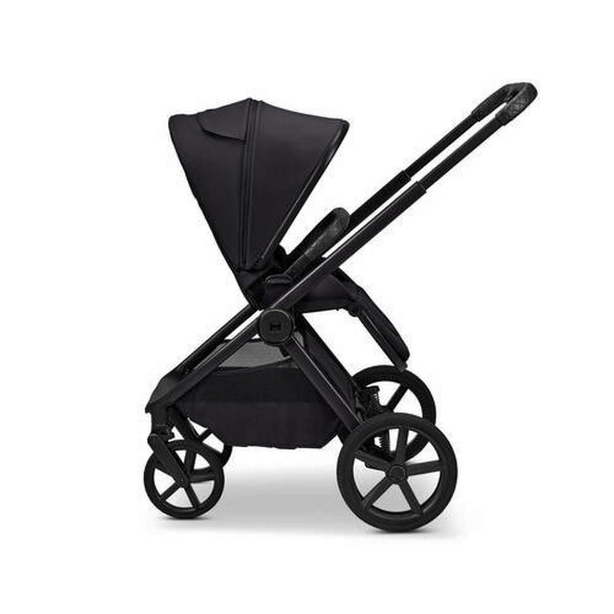 KOMBIKINDERWAGEN  Gio Fold ETPU  Onyx  - Schwarz, Basics, Textil/Metall (120/58/92cm) - Moon Edition