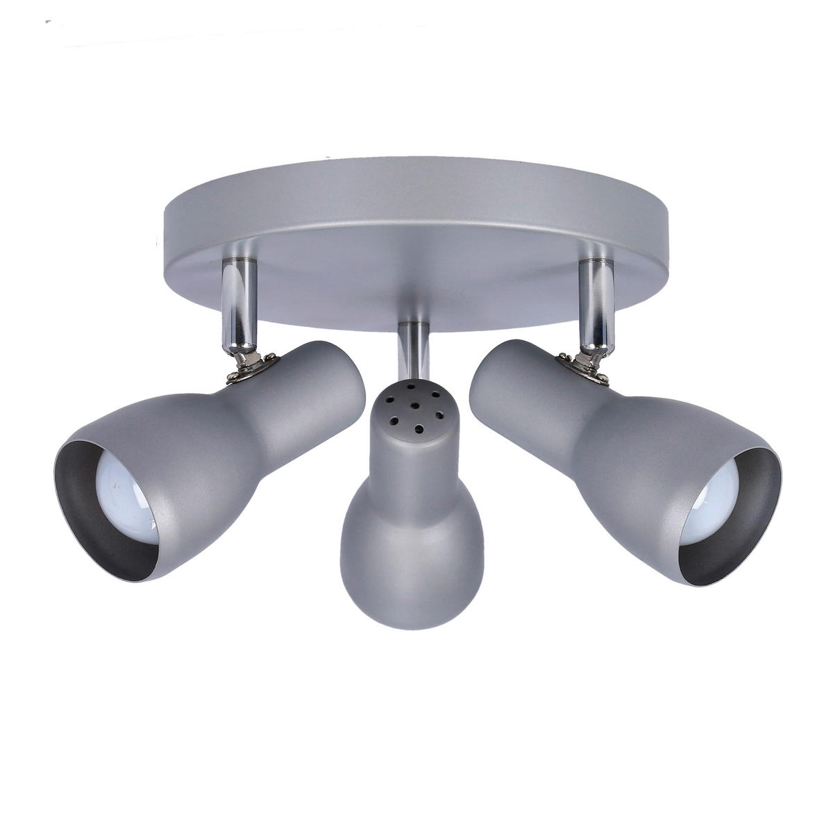 TAKLAMPA Picardo 29/29/12 cm  - silver/grå, Trend, metall (29/29/12cm)