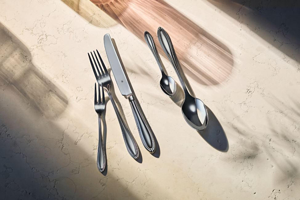 BESTECKSET Verona 60-teilig Edelstahl  - Edelstahlfarben, Basics, Metall - WMF