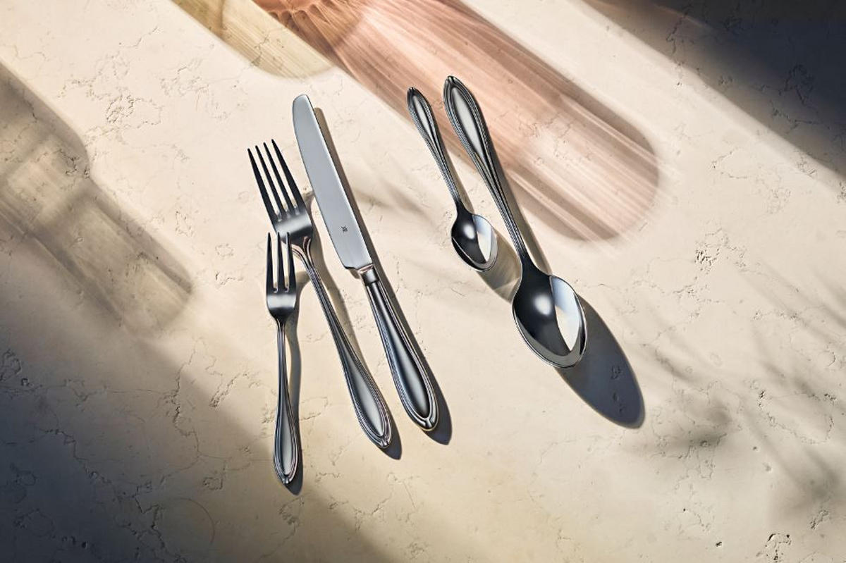 BESTECKSET Verona 60-teilig Edelstahl  - Edelstahlfarben, Basics, Metall - WMF