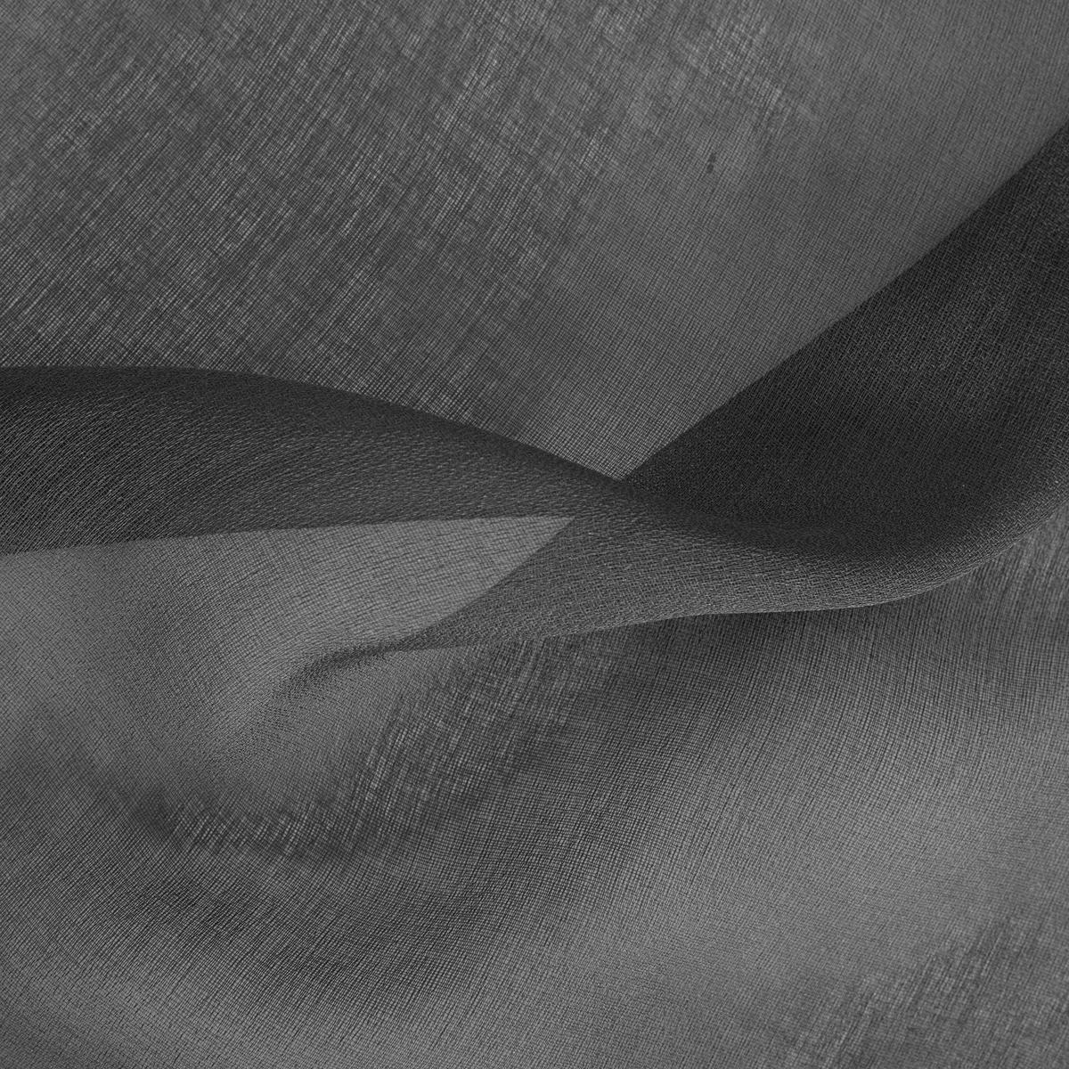 FERTIGVORHANG  halbtransparent   140/240 cm  - Dunkelgrau, Basics, Textil (140/240cm)