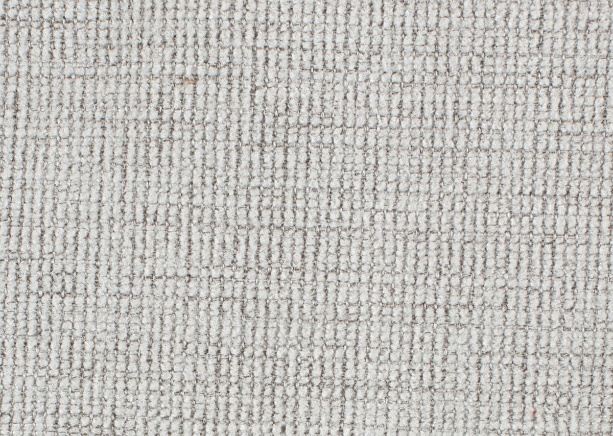 ECKSOFA in Webstoff Creme  - Creme/Alufarben, Konventionell, Textil/Metall (241/200cm) - Beldomo System