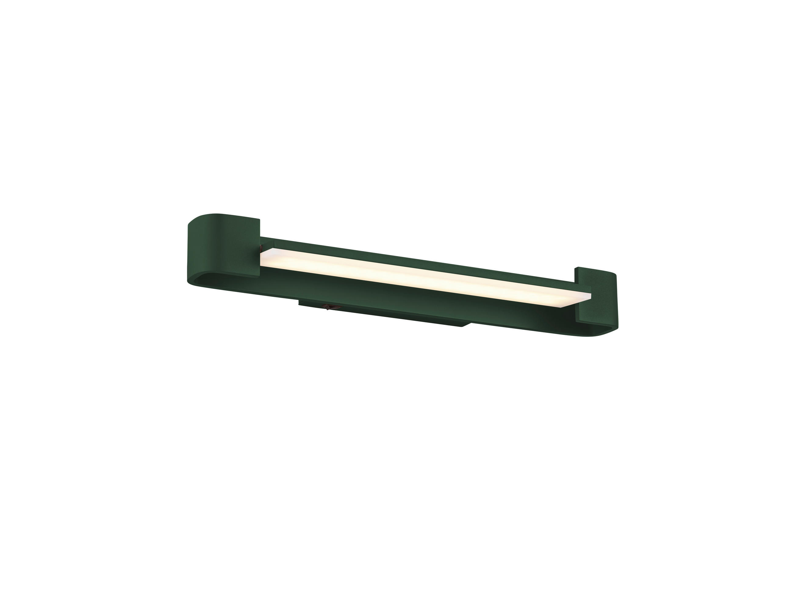 LED-WANDLEUCHTE 40/10/10 cm   - Grün, MODERN, Metall (40/10/10cm) - Hell