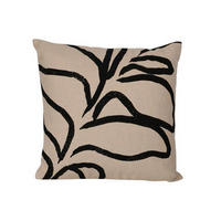 PRYDNADSKUDDE  45/45 cm   - beige/svart, Design, textil (45/45cm) - Ambia Home