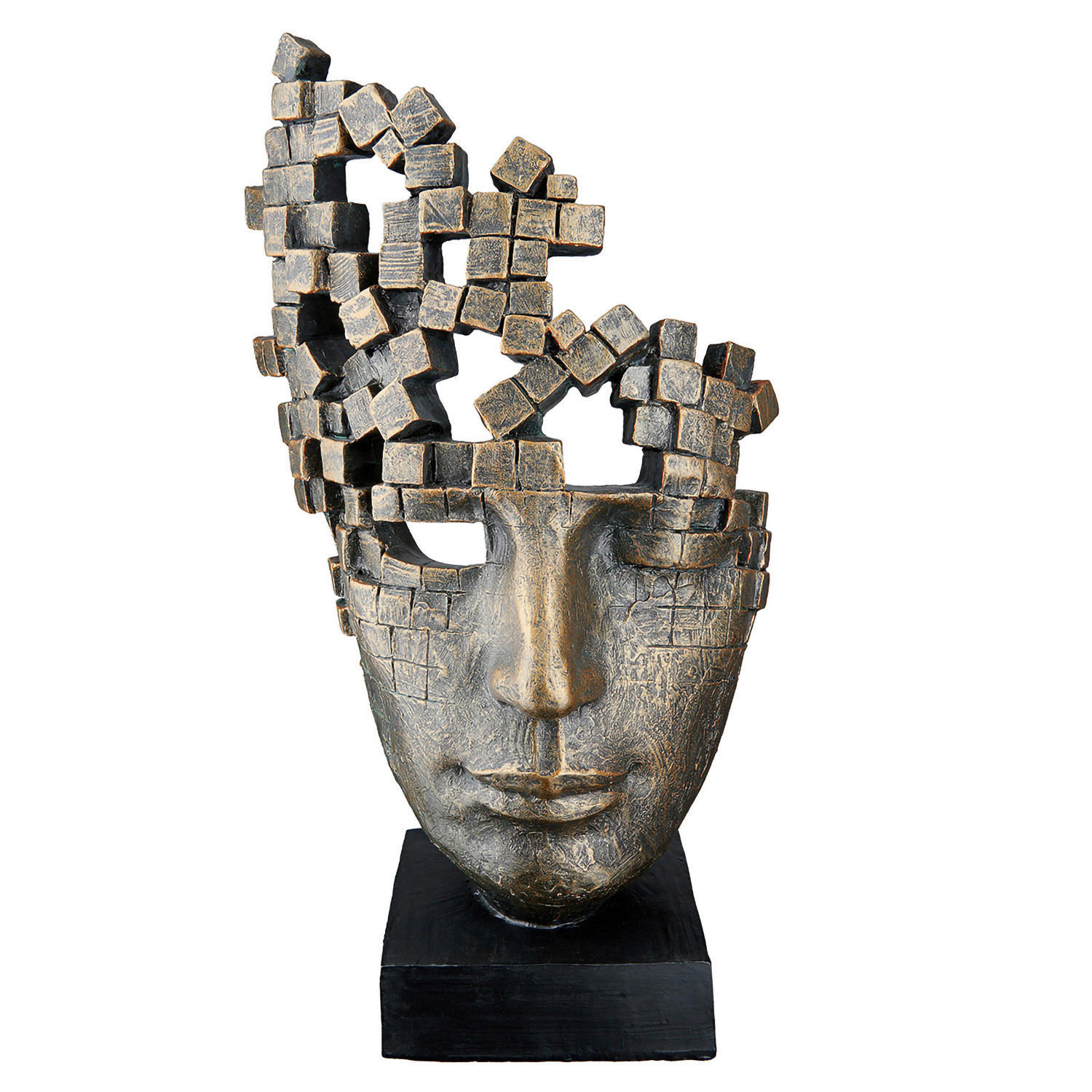 SKULPTUR - Bronzefarben, Basics, Kunststoff (21,5/36/15cm)