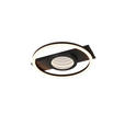 LED-DECKENLEUCHTE Varazdin 35/33/5 cm  - Schwarz, Design, Kunststoff/Metall (35/33/5cm) - Boxxx