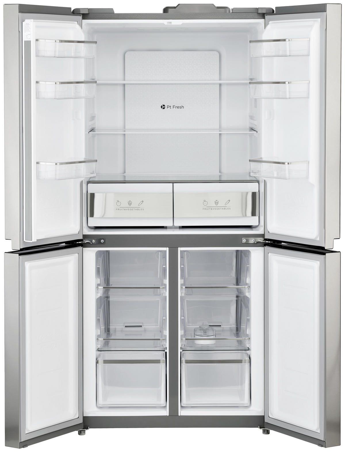 MULTI-DOOR 7801.7512  - Edelstahlfarben, KONVENTIONELL, Metall (75,5/83,3/180,8cm)