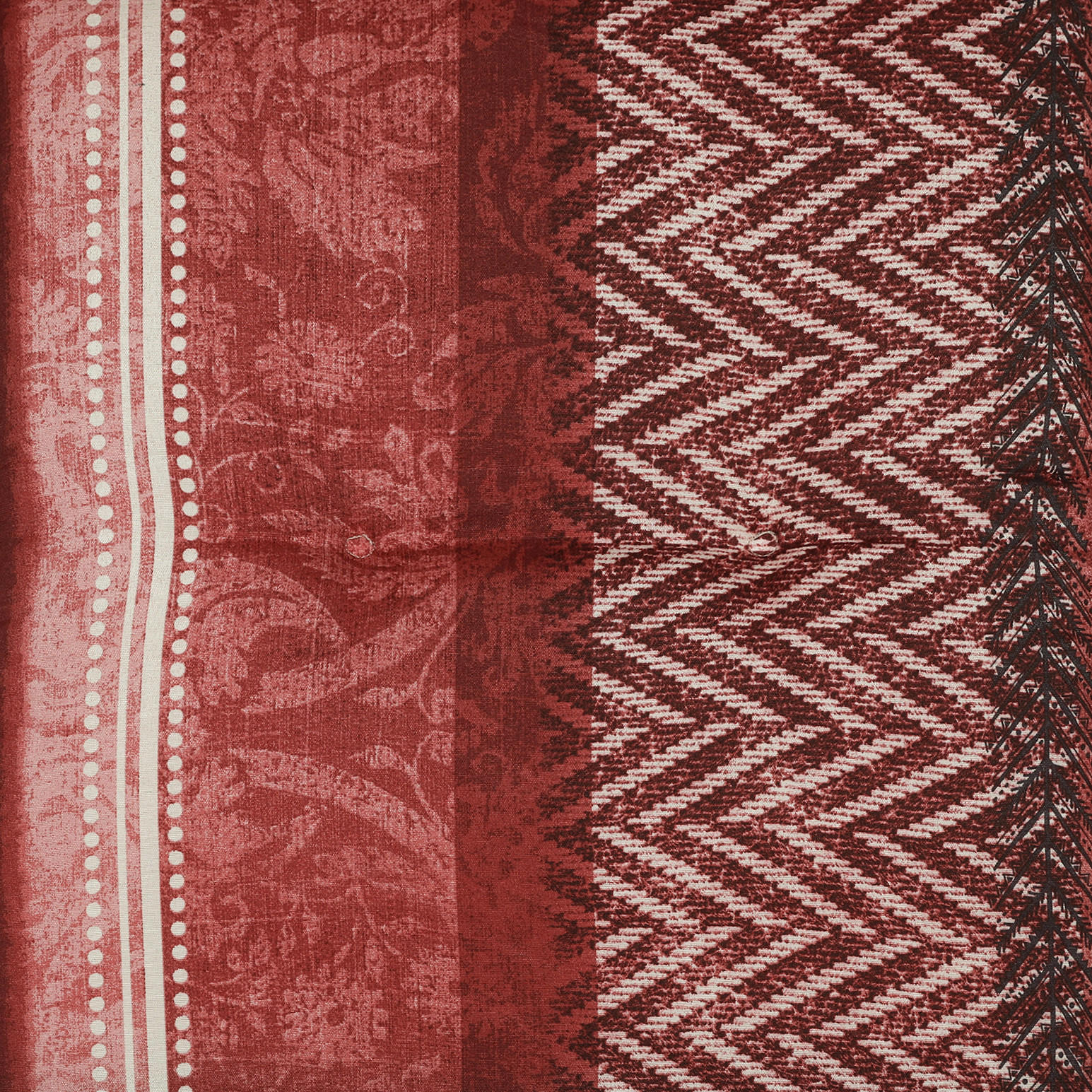 SESSELAUFLAGENSET Graphik  - Rot/Schwarz, Basics, Textil (50/6/120cm)