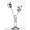 TISCHLEUCHTE 40/65 cm   - Chromfarben, Design, Metall (40/65cm)