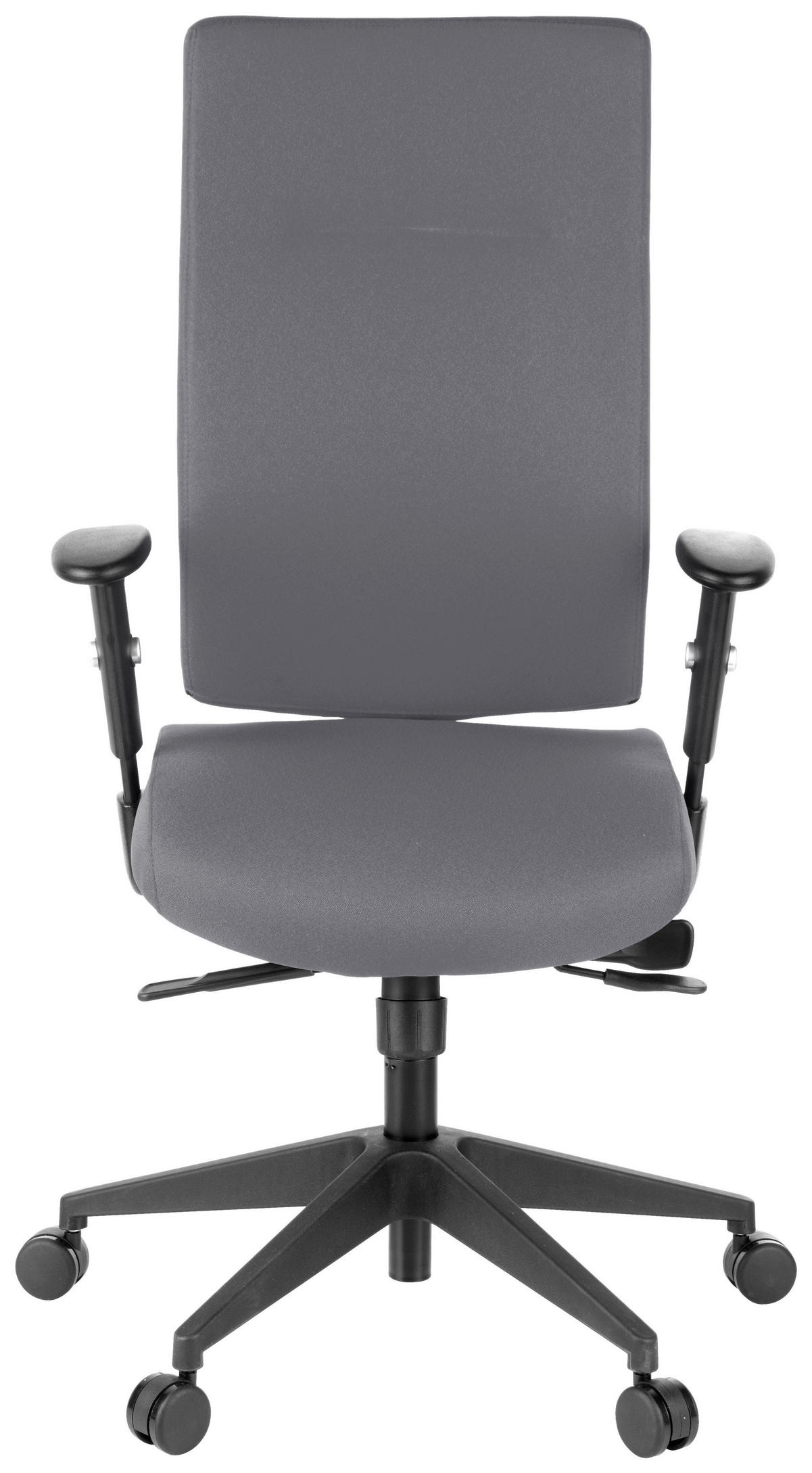 VRTLJIVI STOL umetna masa, tekstil antracit  - antracit, Moderno, umetna masa/tekstil (57/125/53cm) - MID.YOU