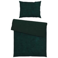 POVLEČENÍ - tmavě zelená, Basics, textil (140/200cm) - Novel