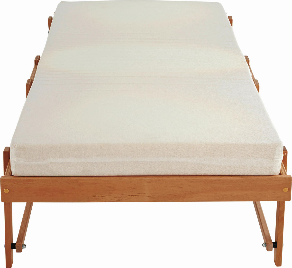 KLAPPBETT 80/190 cm,  in  - Buchefarben, Basics, Holz/Textil (80/190cm) - Livetastic