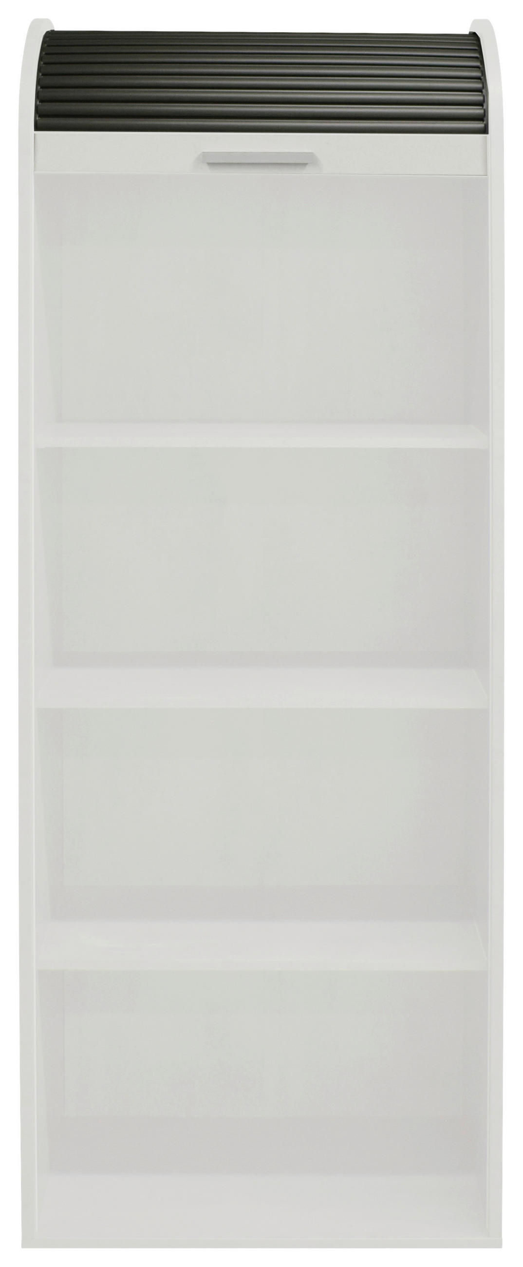 AKTENSCHRANK Graphitfarben, Weiß  - Graphitfarben/Weiß, MODERN, Holzwerkstoff/Kunststoff (69/192/44cm) - Livetastic
