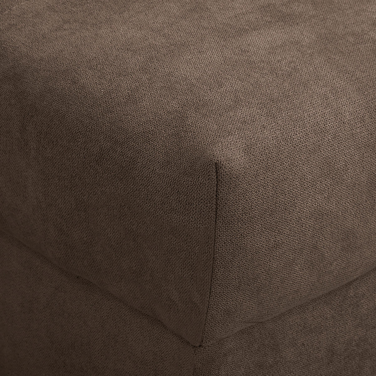 ECKSOFA Ariella Schlammfarben Mikrofaser  - Schlammfarben/Naturfarben, Design, Holz/Textil (161/231cm) - Livetastic