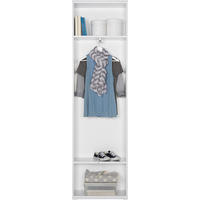 GARDEROBE 62/213/30 cm  - Weiss, Design, Holzwerkstoff (62/213/30cm) - Hom`in