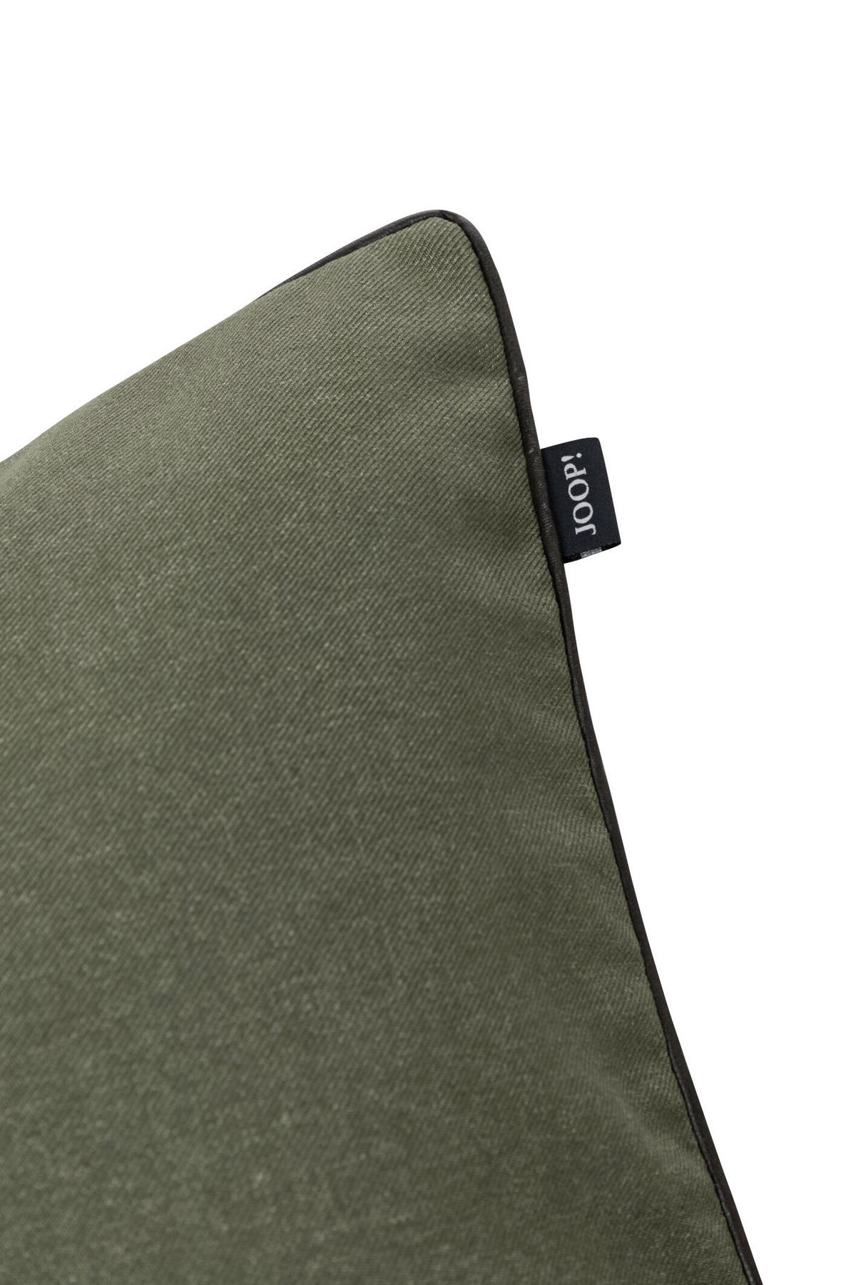 KISSENHÜLLE J!Essential 40/40 cm  - Olivgrün/Grün, Basics, Textil (40/40cm) - Joop!