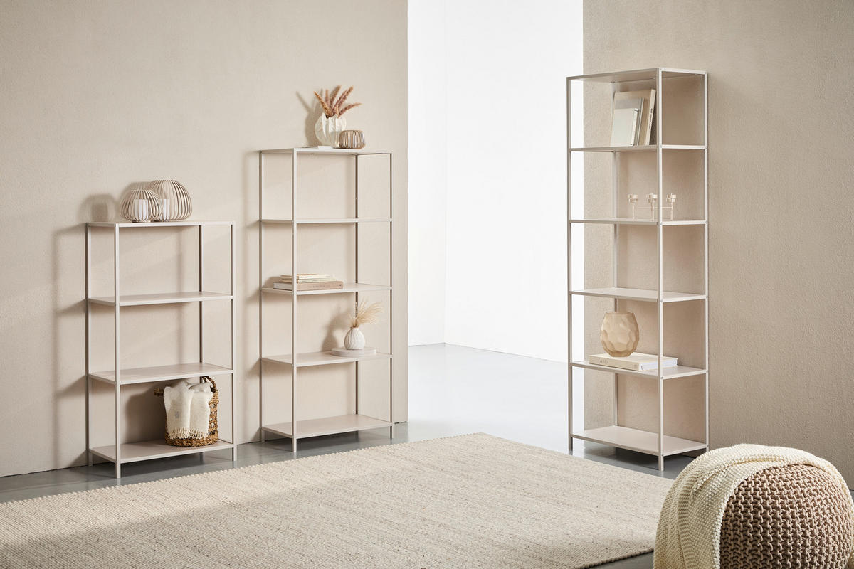 BEISTELLREGAL 60/113/33 cm  - Kaschmir, Basics, Holzwerkstoff/Metall (60/113/33cm) - Carryhome