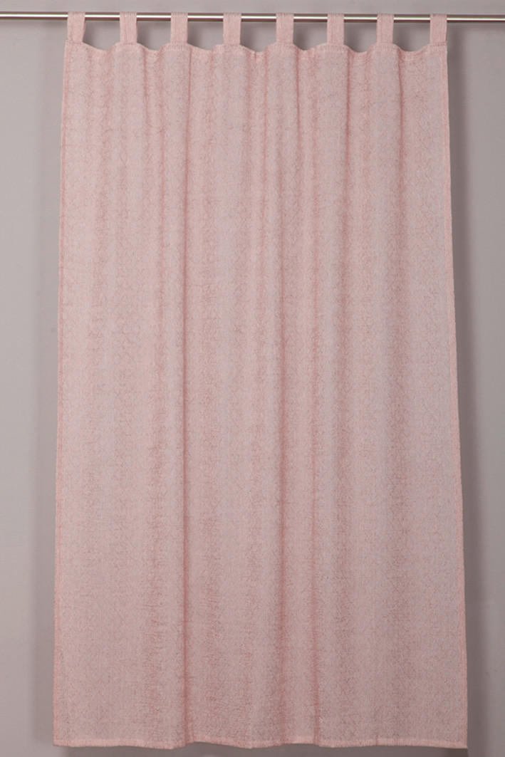 SCHLAUFENVORHANG  - Rot, Basics, Textil (150/260cm)