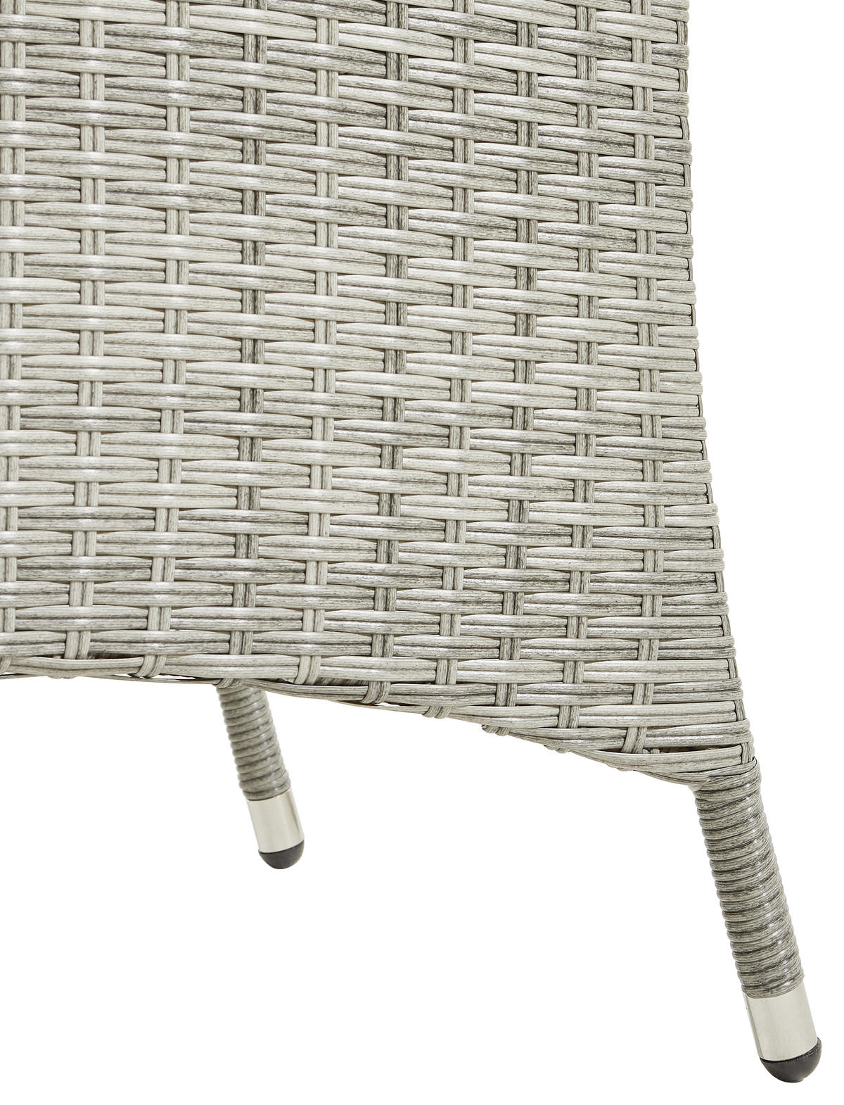 JEDÁLENSKÁ TERASOVÁ SÚPRAVA 4-dielne, kov, plast, sklo, textil - sivá, Modern, kov/textil (262/129/88cm) - Ambia Garden
