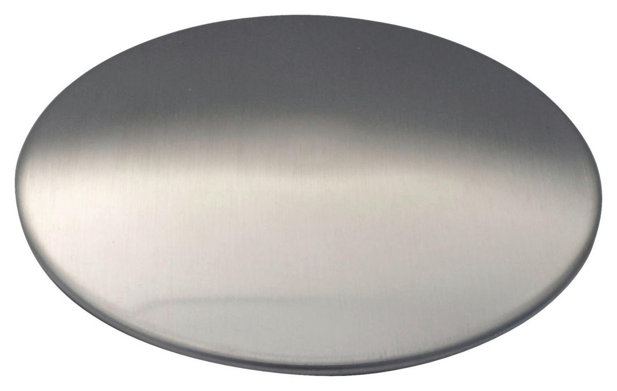 ABDECKKAPPEN  - Edelstahlfarben, Basics, Metall (8,89cm) - Systemceram