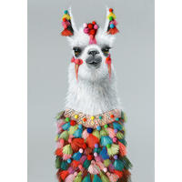 KUNSTDRUCK Tiere 70/100 cm  - Multicolor, Trend, Holz/Textil (70/100cm) - Monee