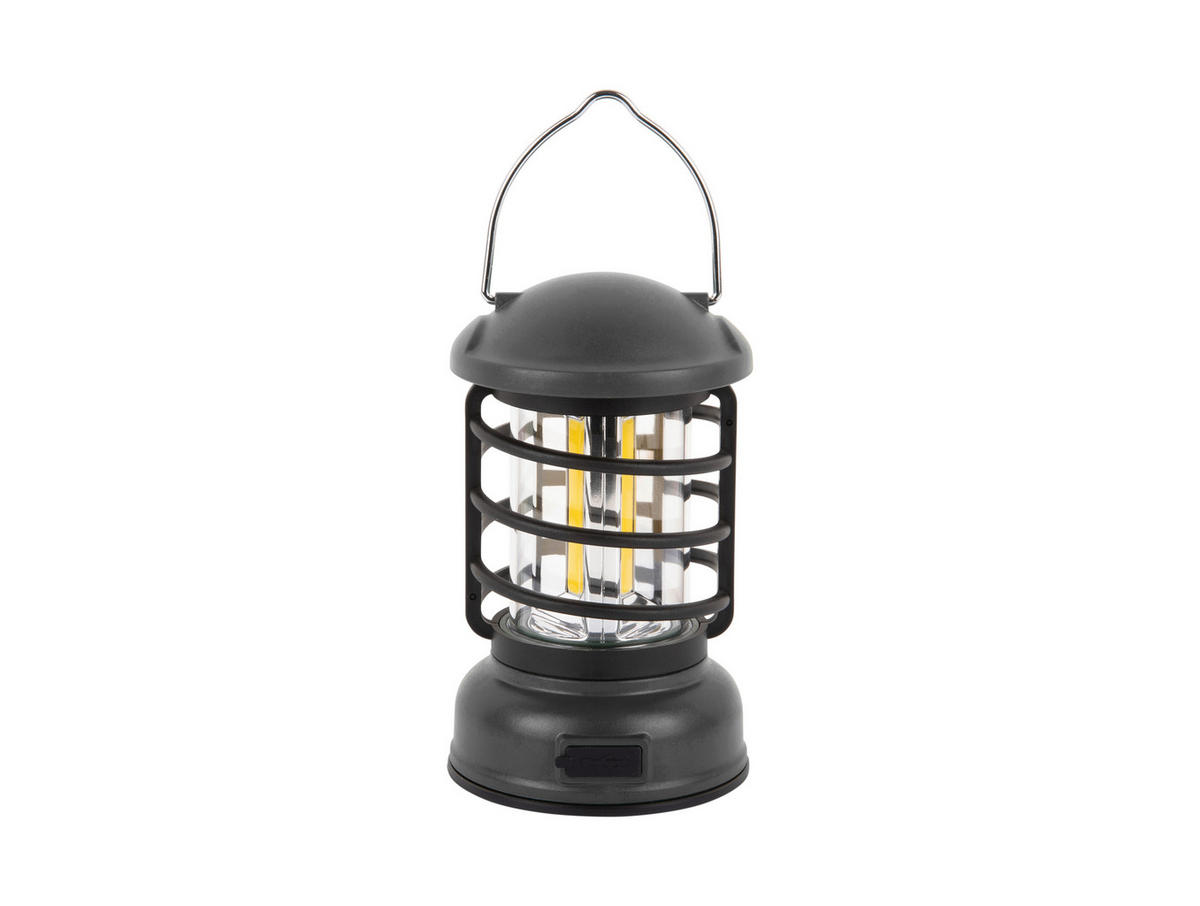 CAMPINGLATERNE Camping lantern  - Schwarz, Basics, Metall (8.5/8.5/15cm) - Leitmotiv